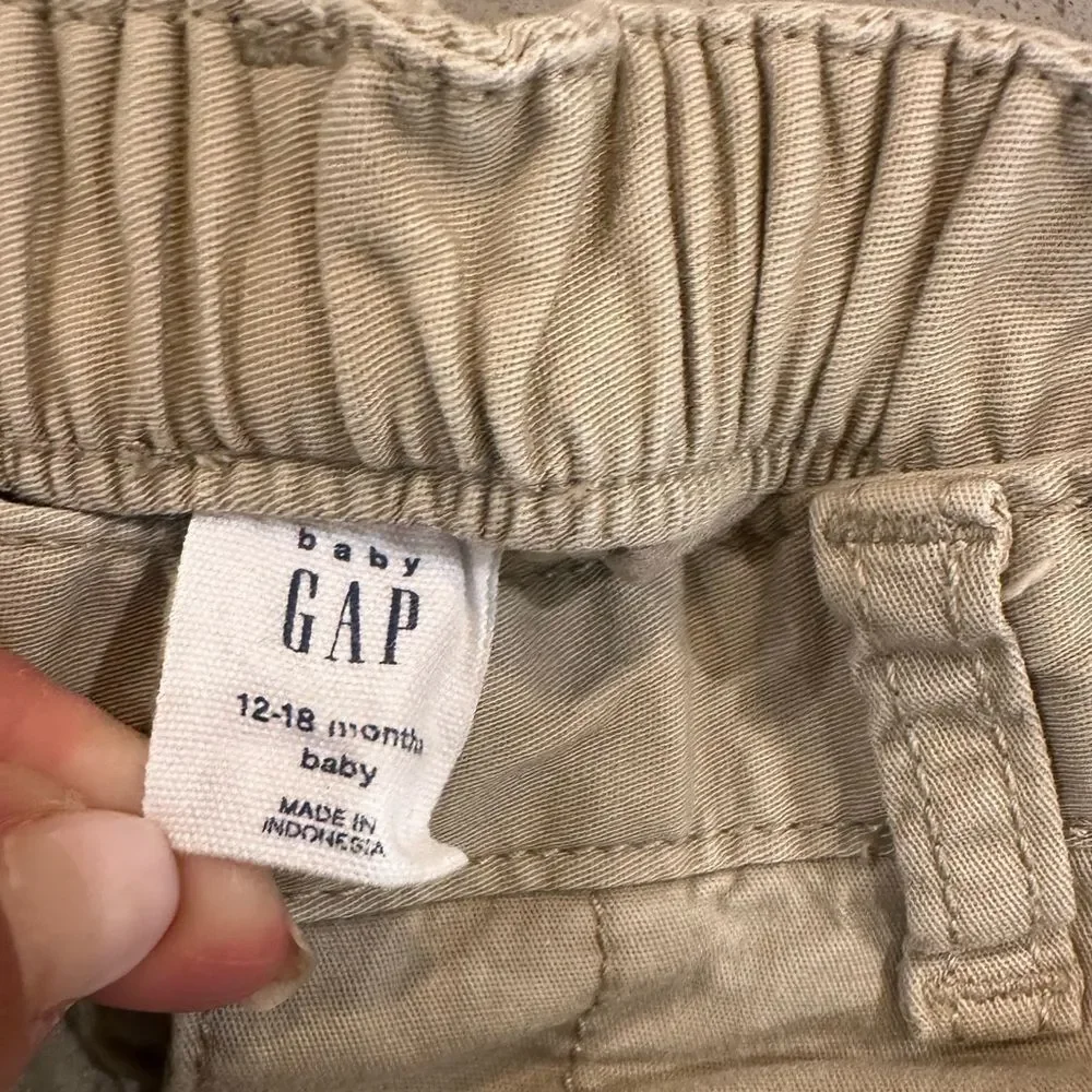 Gap babyGap Boy Khaki Long Pants Size 12-18 Months